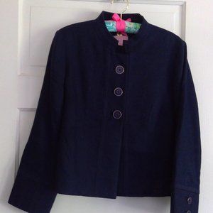 Lilly Pulitzer Blazer - Navy Blue